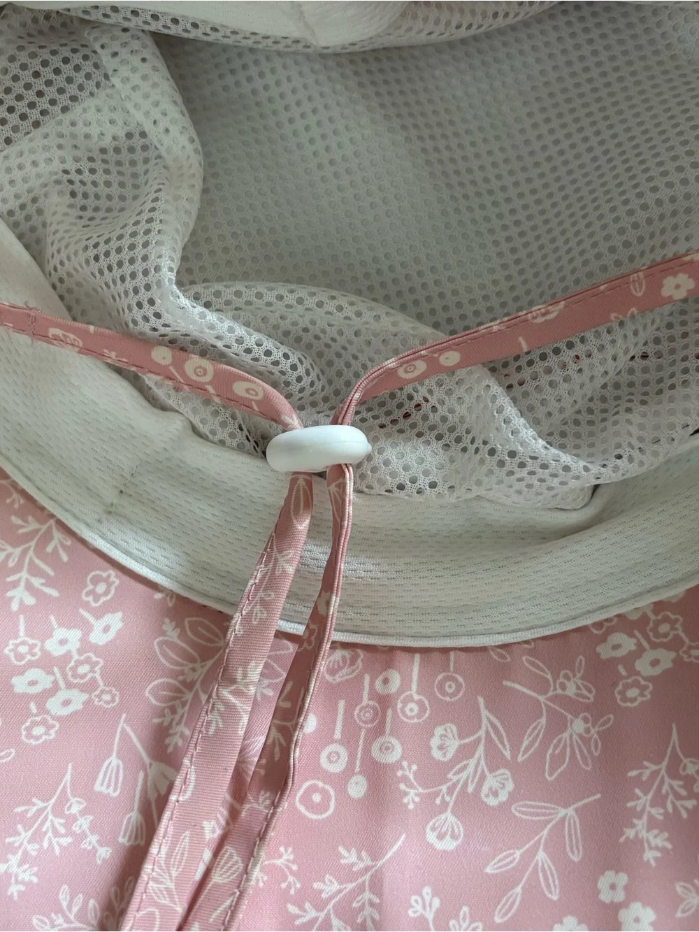 Jan and Jul quick dry girl pink prairie sun hat 6m-24m excellent condition